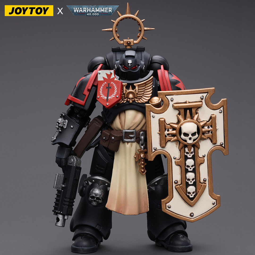 Warhammer 40k JoyToy Actionfigure - Black Templars Primaris Bladeguard Veteran figure for collectors, display and premium shelf presentation