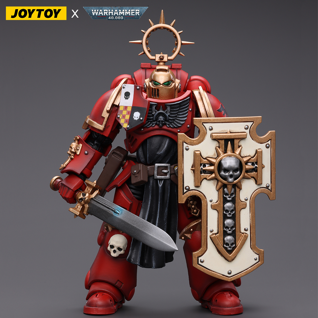 Warhammer 40k JoyToy Actionfigure - Blood Angels Bladeguard Veteran Primaris figure for collectors, display and premium shelf presentation
