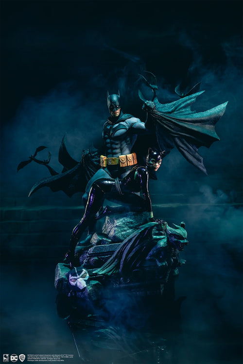 Batman - Batman & Catwoman Reunion 1/4 Scale Statue statue from PureArts for collectors, display and premium shelf presentation