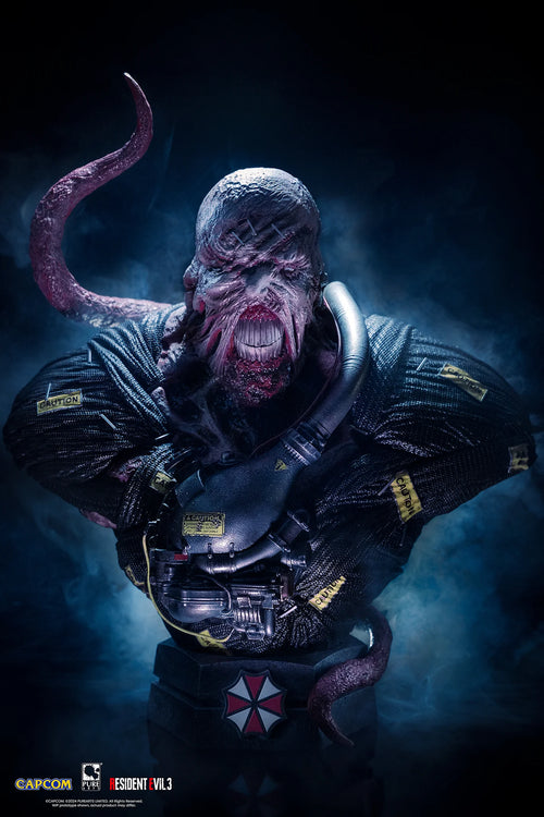 Resident Evil 3 Remake 1:1 - Nemesis Bust bust from Pure Arts for collectors, display and premium shelf presentation