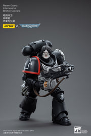 Warhammer 40k JoyToy Actionfigure - Raven Guard Intercessors Brother Colvane figure for collectors, display and premium shelf presentation