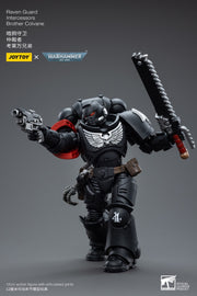 Warhammer 40k JoyToy Actionfigure - Raven Guard Intercessors Brother Colvane figure for collectors, display and premium shelf presentation