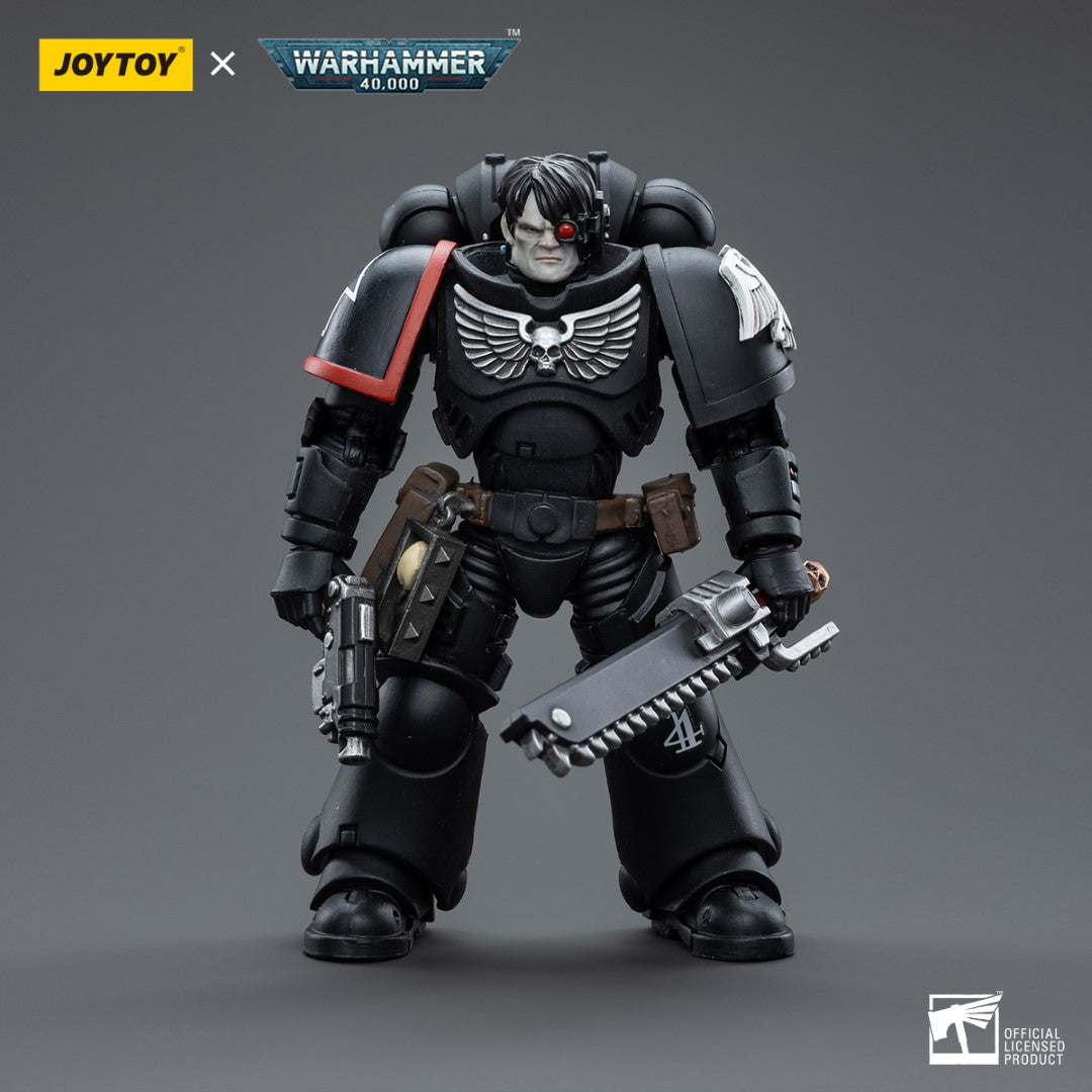 Warhammer 40k JoyToy Actionfigure - Raven Guard Intercessors Brother Nax figure for collectors, display and premium shelf presentation