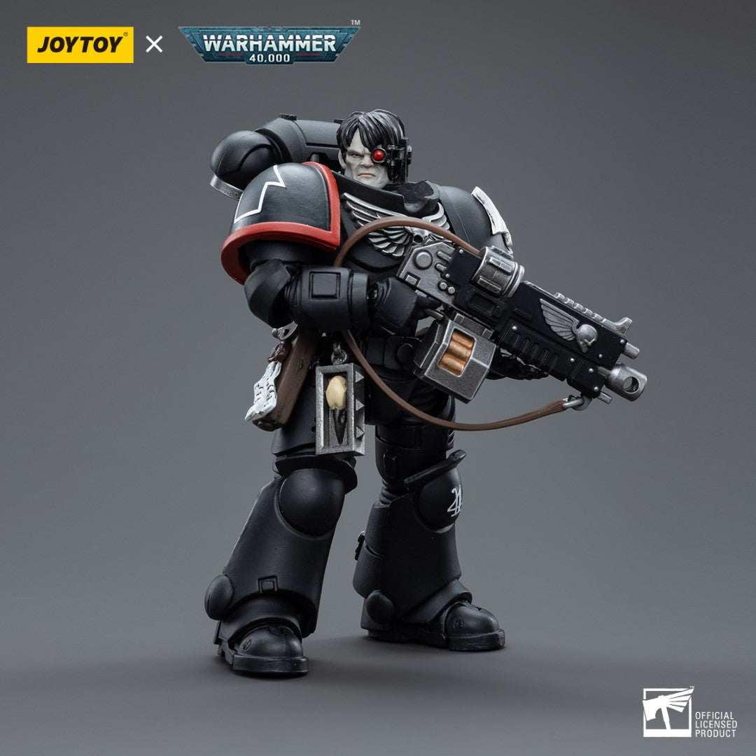 Warhammer 40k JoyToy Actionfigure - Raven Guard Intercessors Brother Nax figure for collectors, display and premium shelf presentation