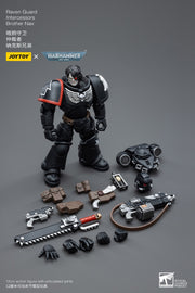 Warhammer 40k JoyToy Actionfigure - Raven Guard Intercessors Brother Nax figure for collectors, display and premium shelf presentation