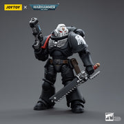 Warhammer 40k JoyToy Actionfigure - Raven Guard Intercessors Sergeant Ashan figure for collectors, display and premium shelf presentation