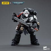 Warhammer 40k JoyToy Actionfigure - Raven Guard Intercessors Sergeant Rychas figure for collectors, display and premium shelf presentation