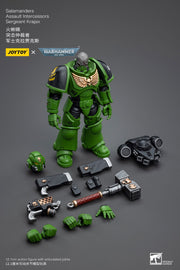 Warhammer 40k JoyToy Actionfigure - Salamanders Assault Intercessors Sergeant Krajax figure for collectors, display and premium shelf