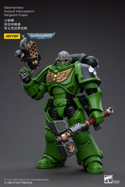 Warhammer 40k JoyToy Actionfigure - Salamanders Assault Intercessors Sergeant Krajax figure for collectors, display and premium shelf