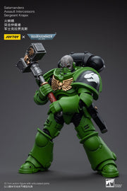 Warhammer 40k JoyToy Actionfigure - Salamanders Assault Intercessors Sergeant Krajax figure for collectors, display and premium shelf