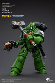 Warhammer 40k JoyToy Actionfigure - Salamanders Assault Intercessors Sergeant Krajax figure for collectors, display and premium shelf