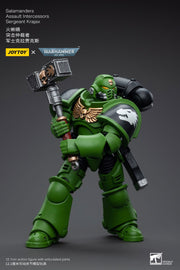 Warhammer 40k JoyToy Actionfigure - Salamanders Assault Intercessors Sergeant Krajax figure for collectors, display and premium shelf