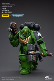 Warhammer 40k JoyToy Actionfigure - Salamanders Assault Intercessors Sergeant Krajax figure for collectors, display and premium shelf