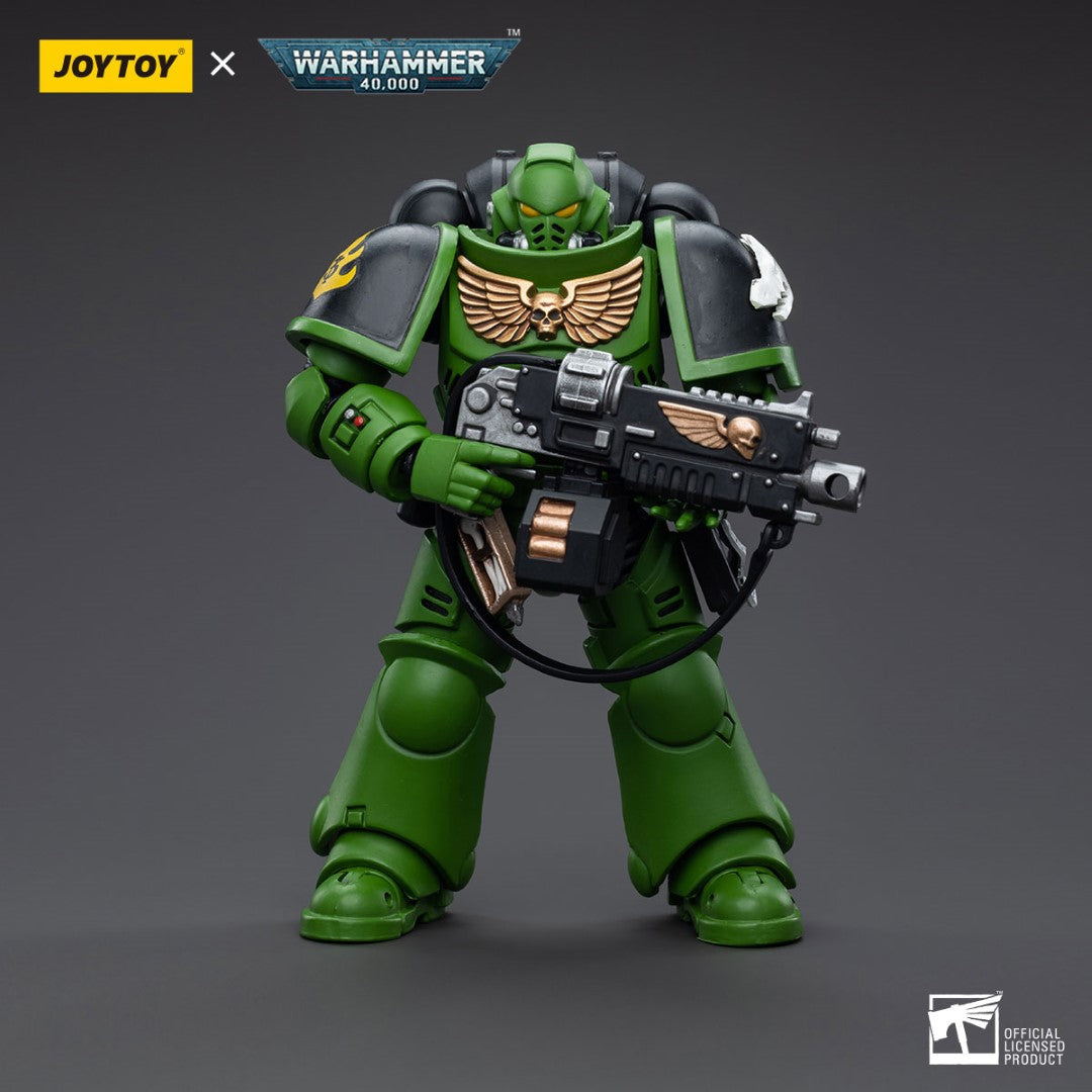 Warhammer 40k JoyToy Actionfigure - Salamanders Intercessors Brother Haecule figure for collectors, display and premium shelf presentation