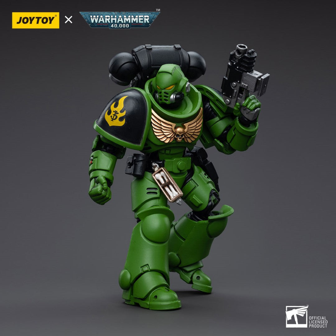 Warhammer 40k JoyToy Actionfigure - Salamanders Intercessors Brother Haecule figure for collectors, display and premium shelf presentation