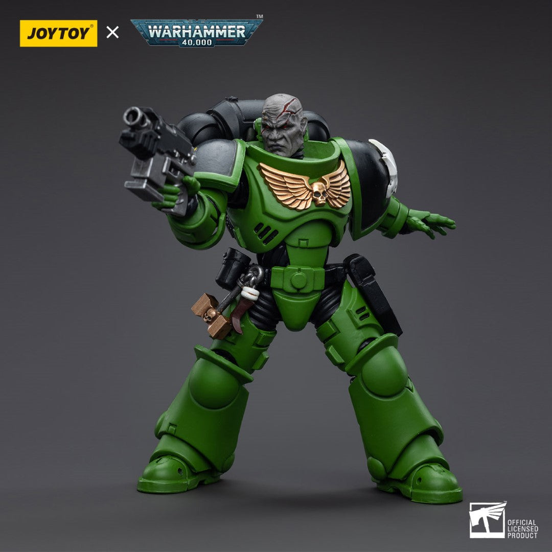 Warhammer 40k JoyToy Actionfigure - Salamanders Intercessors Brother Tol'vak figure for collectors, display and premium shelf presentation