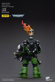 Warhammer 40k JoyToy Actionfigure - Salamanders Intercessors Sergeant Tsek'gan figure for collectors, display and premium shelf presentation