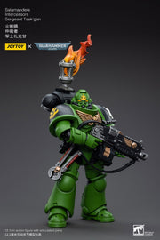 Warhammer 40k JoyToy Actionfigure - Salamanders Intercessors Sergeant Tsek'gan figure for collectors, display and premium shelf presentation