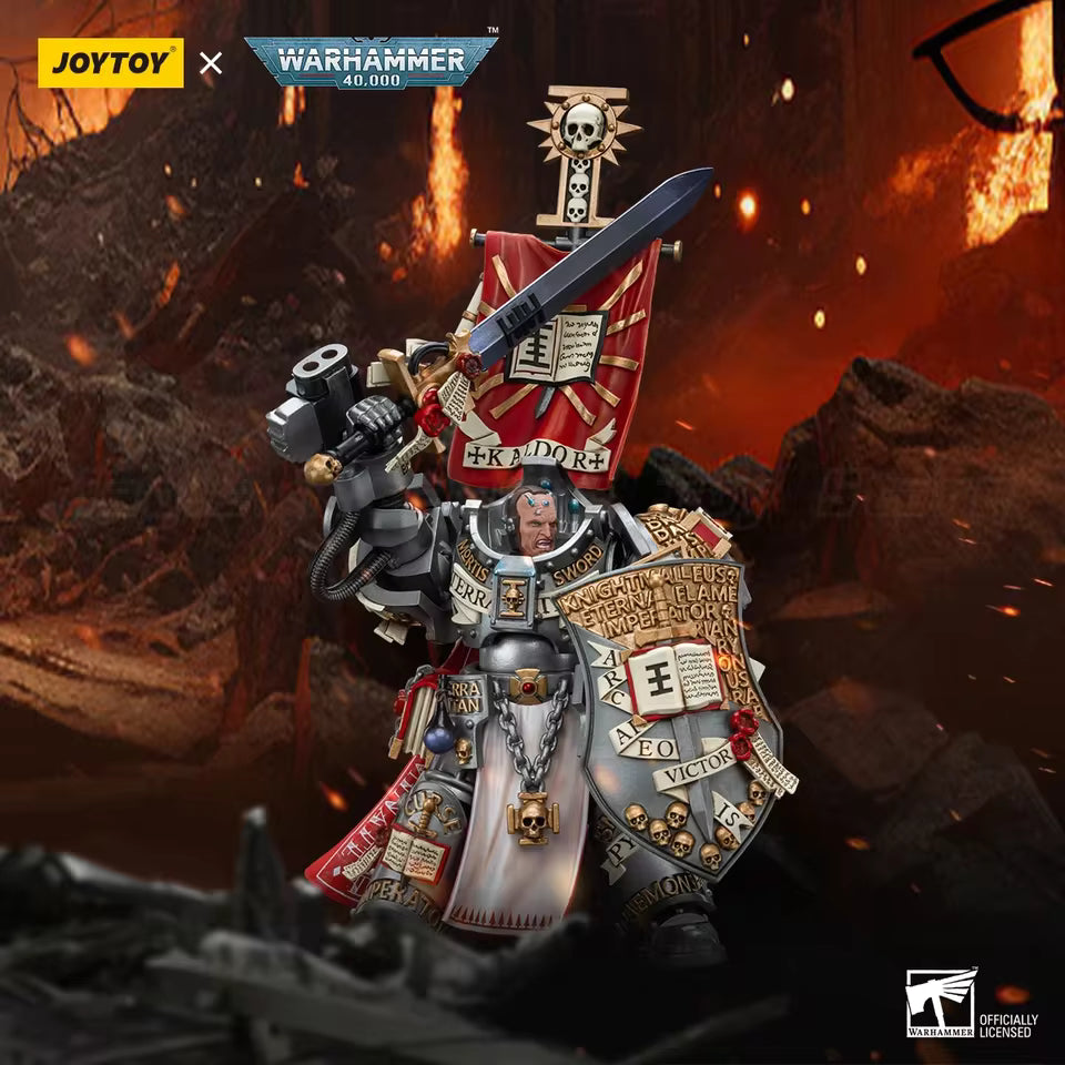 Warhammer 40k JoyToy Actionfigure - Grey Knights Kaldor Draigo figure for collectors, display and premium shelf presentation