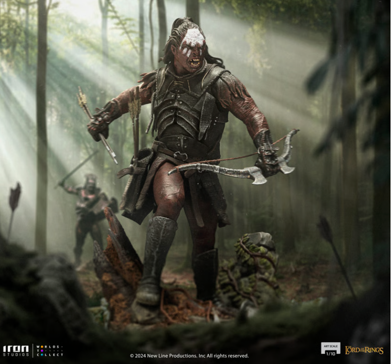 Lord Of The Rings - Lurtz Uruk-Hai Leader Art Scale 1/10 Statue statue from Iron Studios for collectors, display and premium shelf