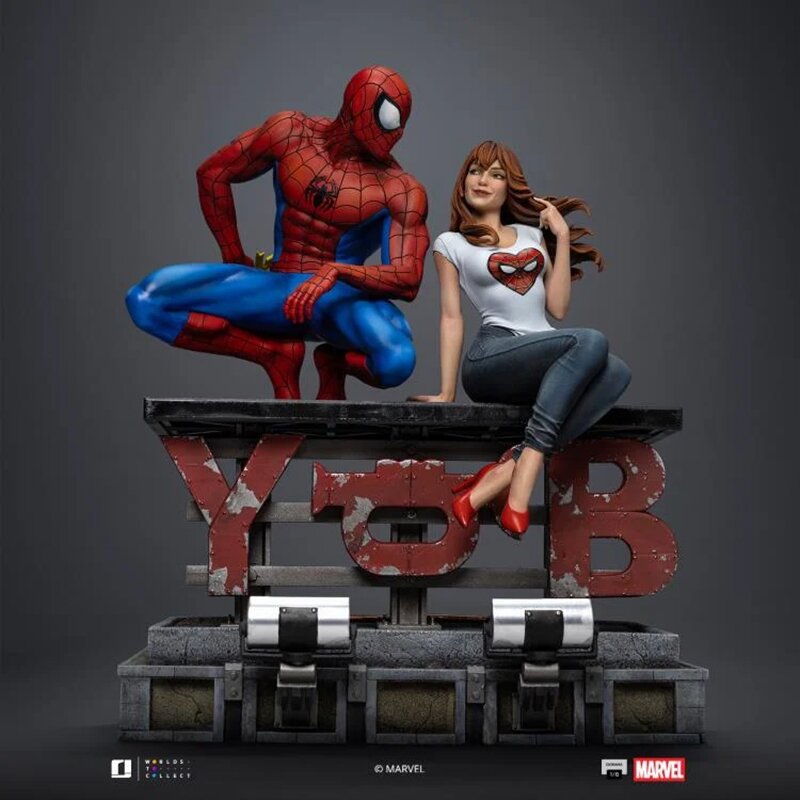 Marvel Comics - Spider-Man and MJ -Diorama 1/6 Scale statue from Iron Studios for collectors, display and premium shelf presentation