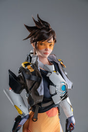 Tracer (Overwatch) Realistic Silicone 1:1 Replica Cosplay Model Doll (Game Lady Studio)