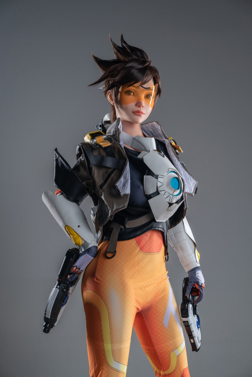 Tracer (Overwatch) Realistic Silicone 1:1 Replica Cosplay Model Doll (Game Lady Studio)