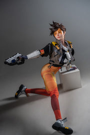 Tracer (Overwatch) Realistic Silicone 1:1 Replica Cosplay Model Doll (Game Lady Studio)