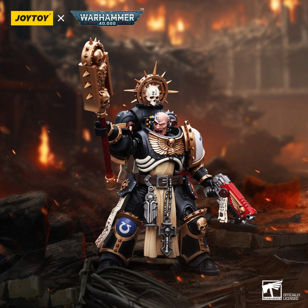Warhammer 40k JoyToy Actionfigure - Ultramarines Chaplain Indomitus figure for collectors, display and premium shelf presentation