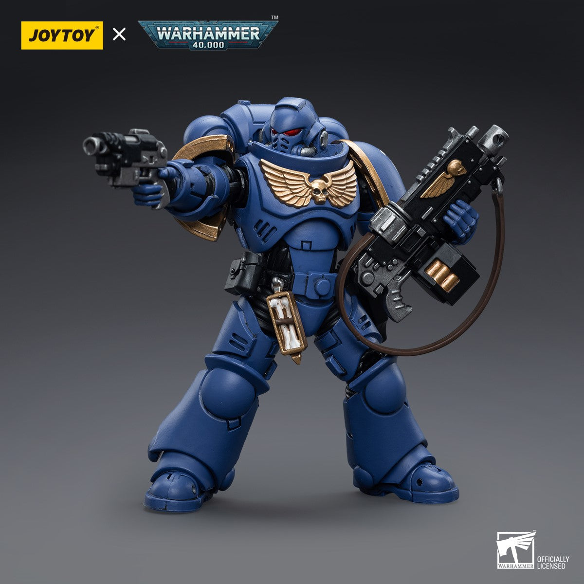 Warhammer 40k JoyToy Actionfigure - Ultramarines Intercessors figure from Ver. 2 for collectors, display and premium shelf presentation