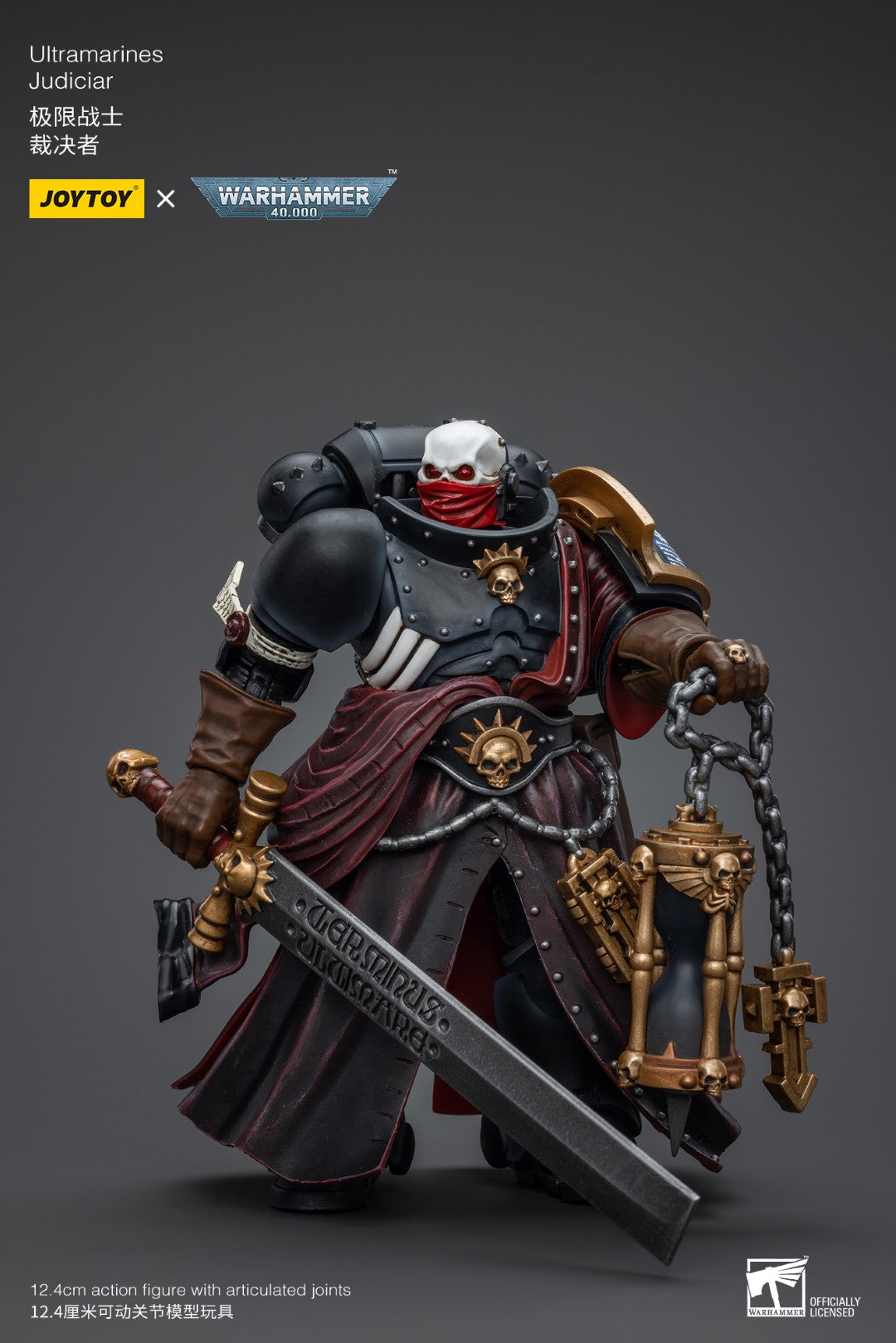 Warhammer 40k JoyToy Actionfigure - Ultramarines Primaris Judiciar figure for collectors, display and premium shelf presentation