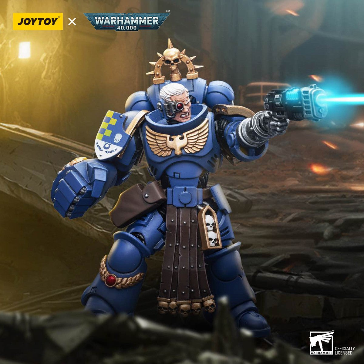 Warhammer 40k JoyToy Actionfigure - Ultramarines Super Starter Pack 1 figure from 9+4 Pack for collectors, display and premium shelf