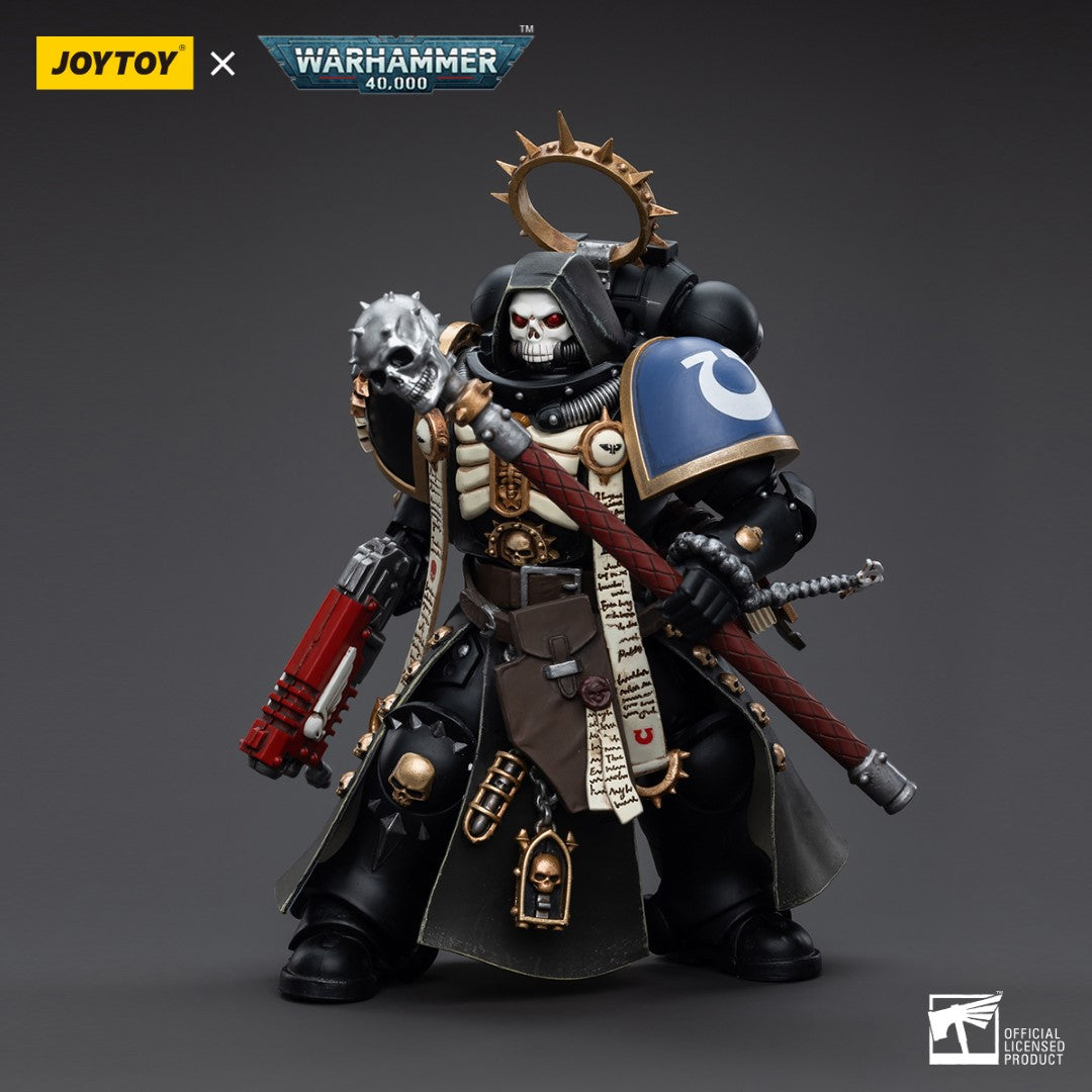 Warhammer 40k JoyToy Actionfigure - Ultramarines Primaris Chaplain Brother Varus figure for collectors, display and premium shelf