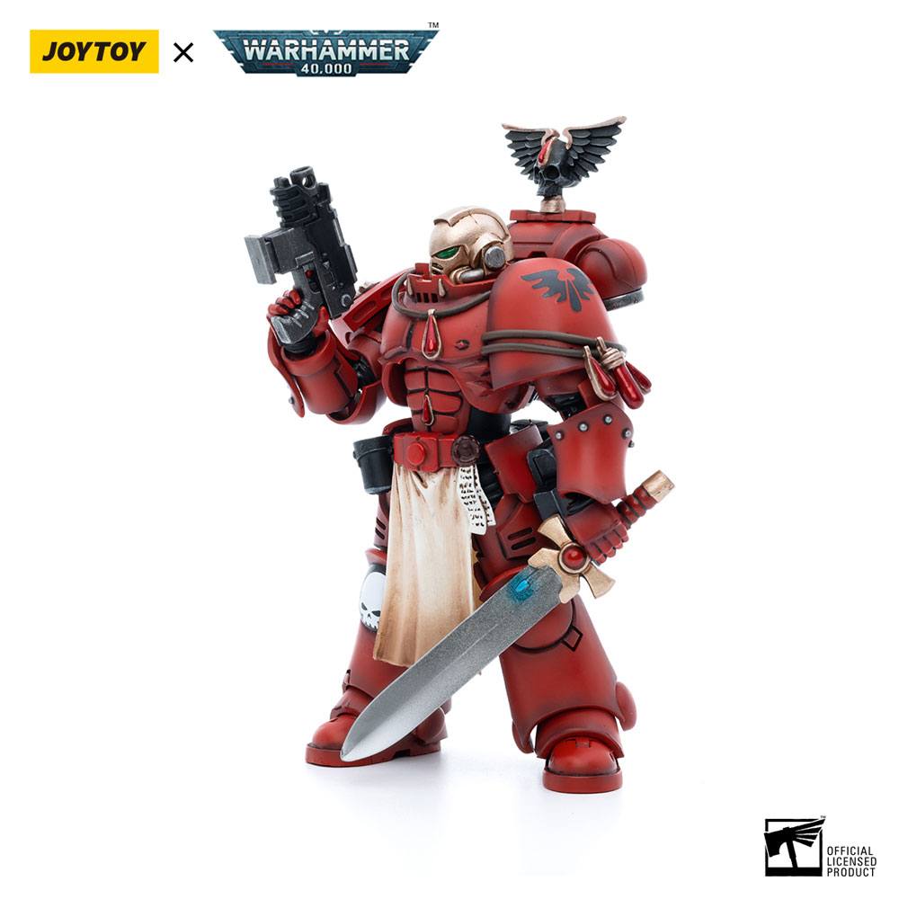 Warhammer 40k JoyToy Actionfigure - Blood Angels Veteran Vigna figure for collectors, display and premium shelf presentation