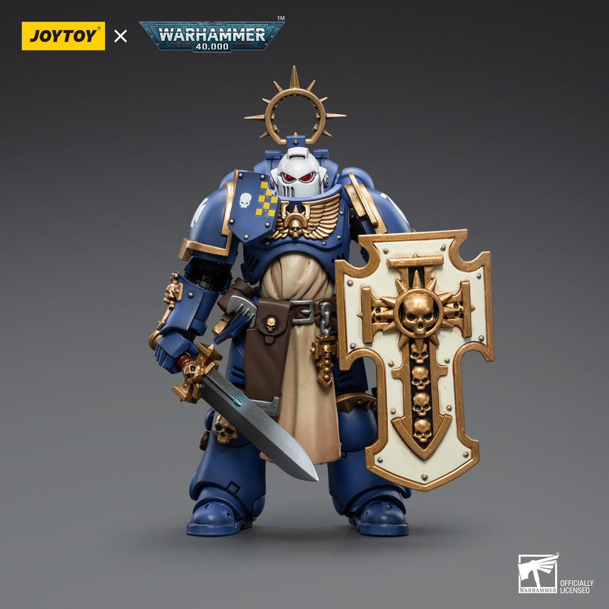 Warhammer 40k JoyToy Actionfigure - Ultramarines Bladeguard Veteran 02 figure for collectors, display and premium shelf presentation