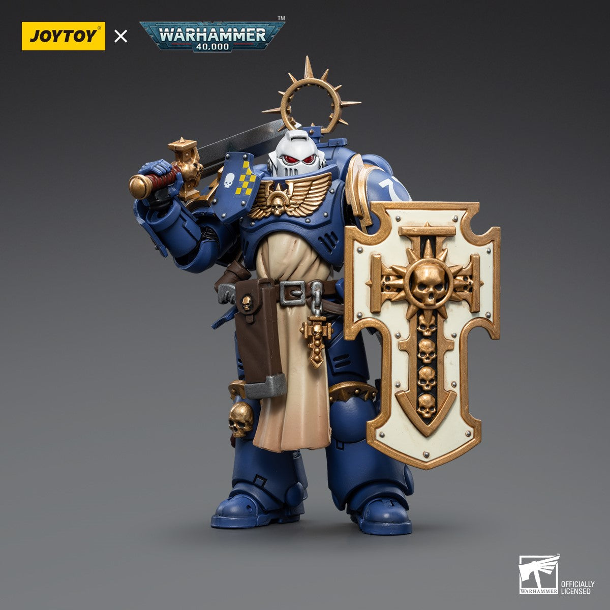 Warhammer 40k JoyToy Actionfigure - Ultramarines Bladeguard Veteran 02 figure for collectors, display and premium shelf presentation