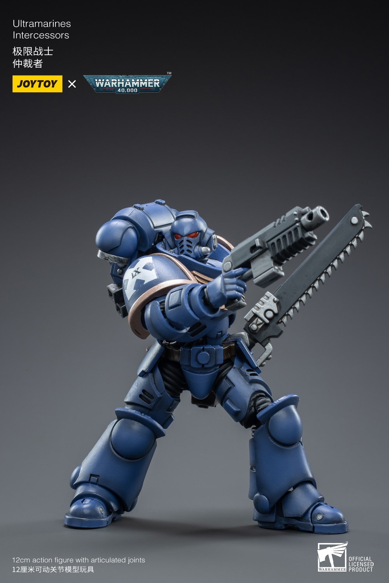 Warhammer 40k JoyToy Actionfigure - Ultramarines Intercessors figure for collectors, display and premium shelf presentation