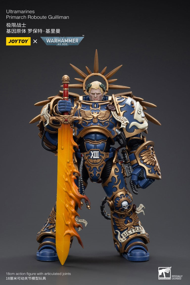 Warhammer 40k JoyToy Actionfigure - Ultramarines Primarch Roboute Guilliman figure for collectors, display and premium shelf presentation