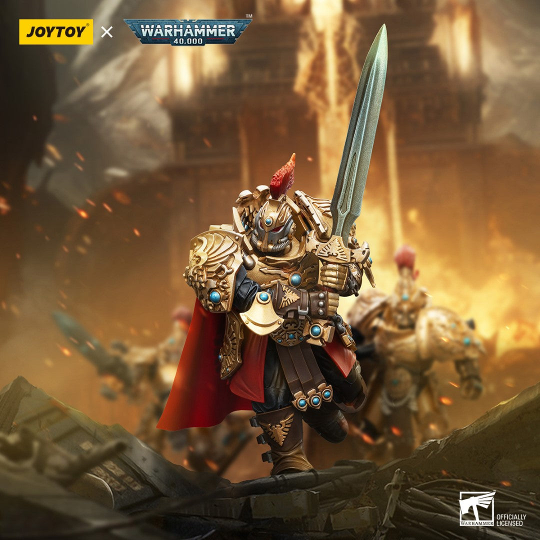 Warhammer 40k JoyToy Actionfigure - Adeptus Custodes Blade Champion figure for collectors, display and premium shelf presentation
