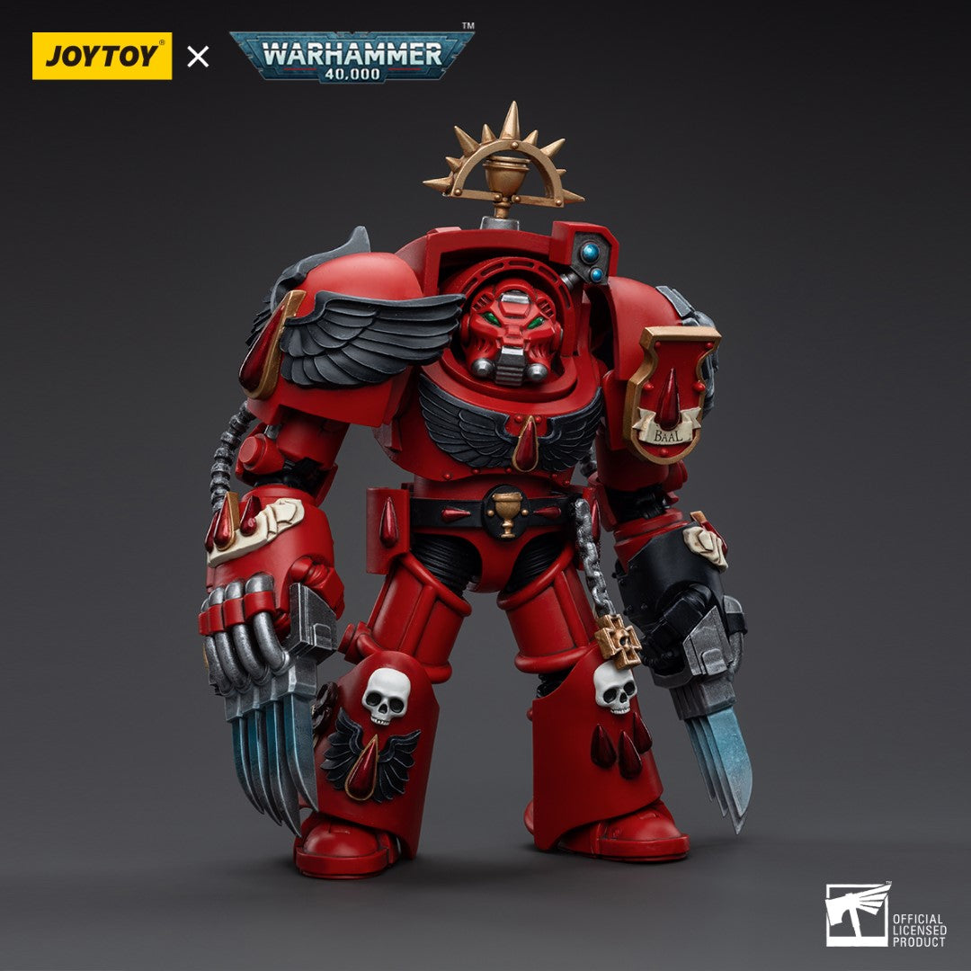 Warhammer 40k JoyToy Actionfigure - Blood Angels Assault Terminators Brother Tyborel figure for collectors, display and premium shelf