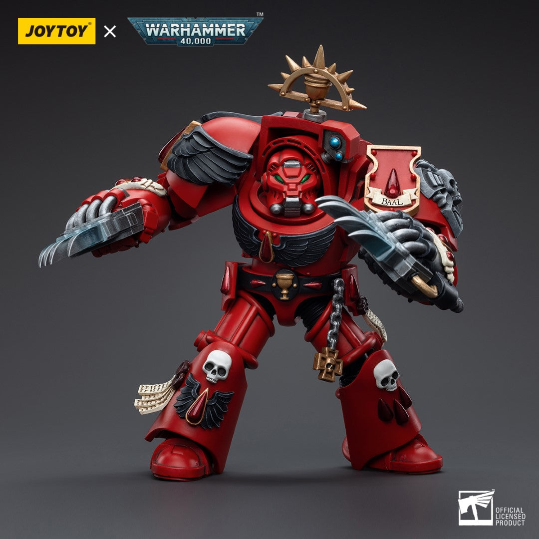 Warhammer 40k JoyToy Actionfigure - Blood Angels Assault Terminators Brother Tyborel figure for collectors, display and premium shelf