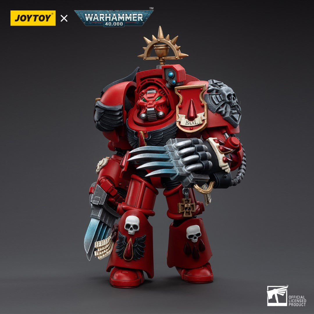 Warhammer 40k JoyToy Actionfigure - Blood Angels Assault Terminators Brother Tyborel figure for collectors, display and premium shelf