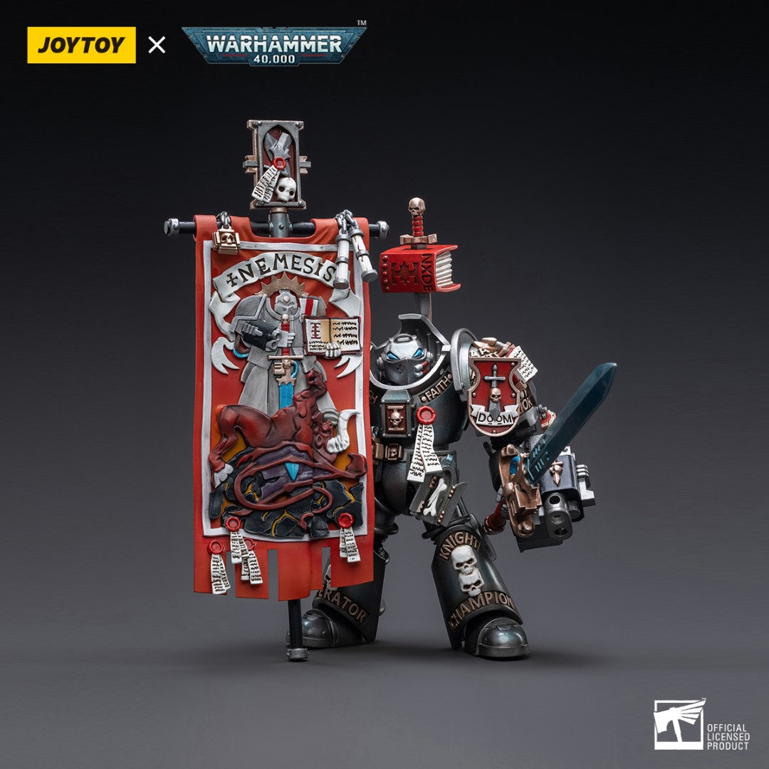 Warhammer 40k JoyToy Actionfigure - Grey Knights Terminator Retius Akantar figure for collectors, display and premium shelf presentation