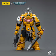 Warhammer 40k JoyToy Actionfigure - Imperial Fists Lieutenant with Power Sword figure for collectors, display and premium shelf presentation