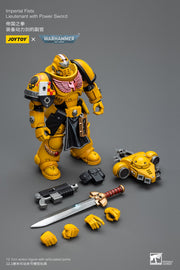 Warhammer 40k JoyToy Actionfigure - Imperial Fists Lieutenant with Power Sword figure for collectors, display and premium shelf presentation