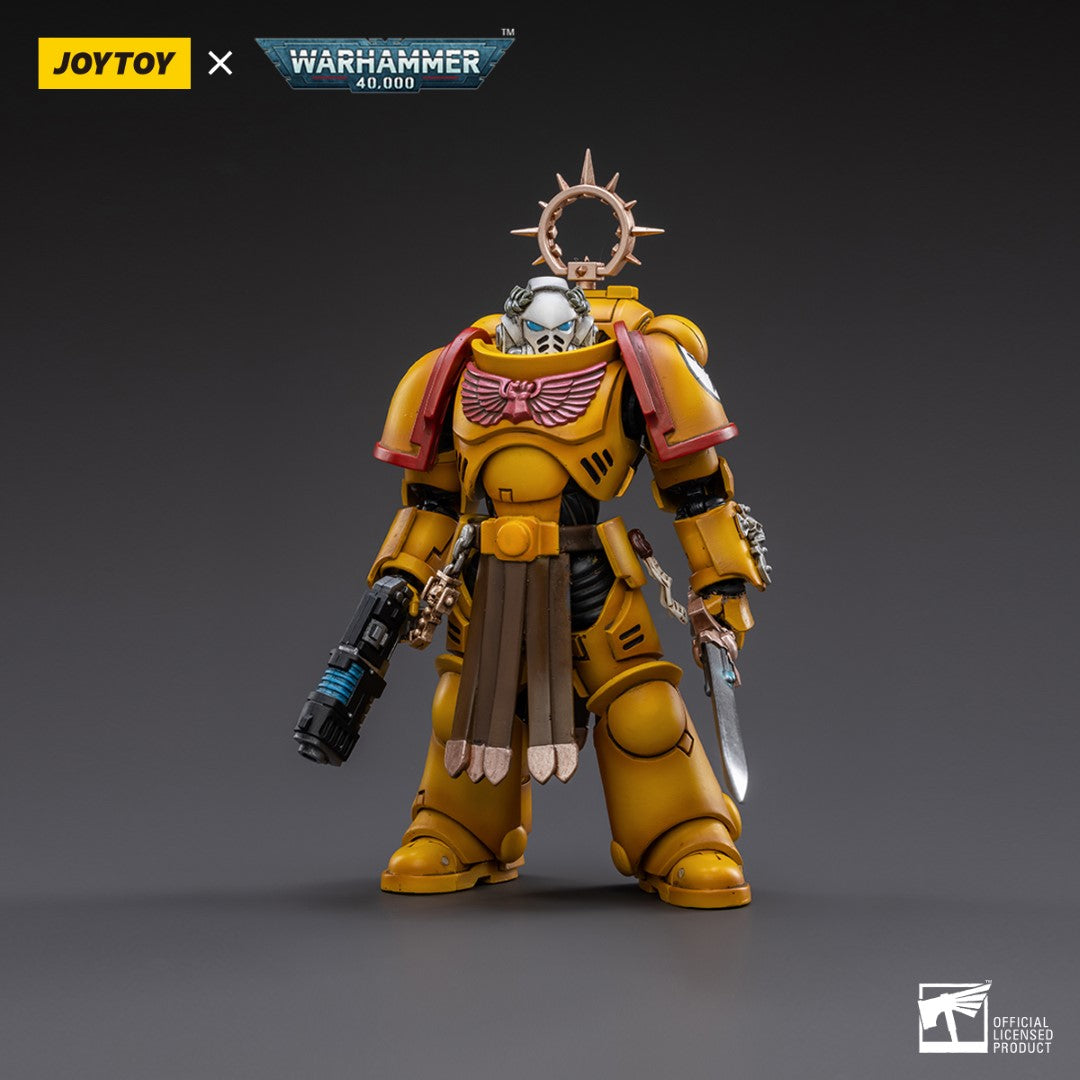 Warhammer 40k JoyToy Actionfigure - Imperial Fists Veteran Brother Thracius figure for collectors, display and premium shelf presentation