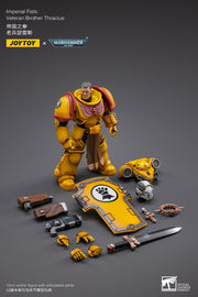 Warhammer 40k JoyToy Actionfigure - Imperial Fists Veteran Brother Thracius figure for collectors, display and premium shelf presentation