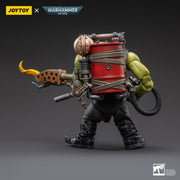 Warhammer 40k JoyToy Actionfigure - Ork Kommandos Burna Boy Ragrob figure for collectors, display and premium shelf presentation
