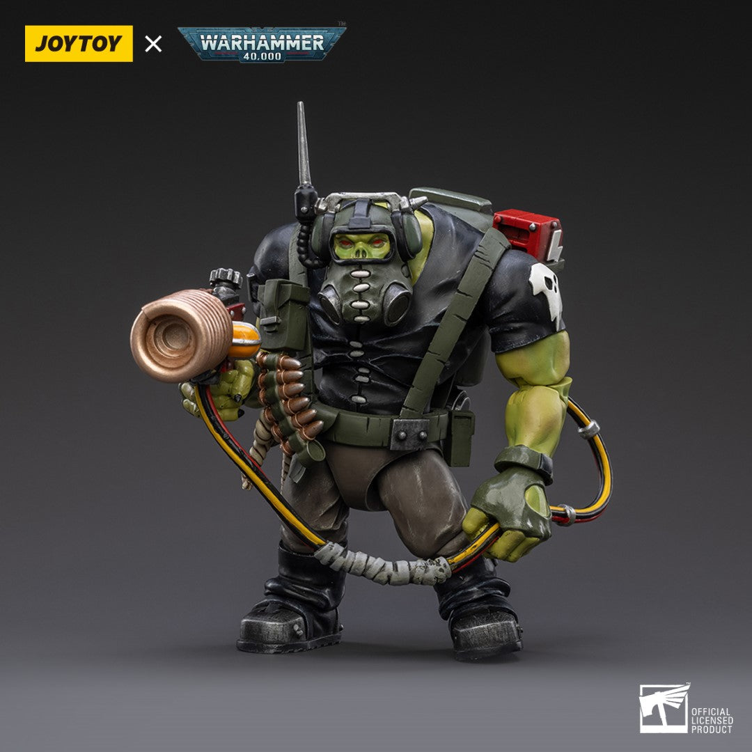 Warhammer 40k JoyToy Actionfigure - Ork Kommandos Comms Boy Wagzuk figure for collectors, display and premium shelf presentation
