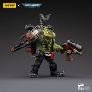 Warhammer 40k JoyToy Actionfigure - Ork Kommandos Nob Nazbog figure for collectors, display and premium shelf presentation